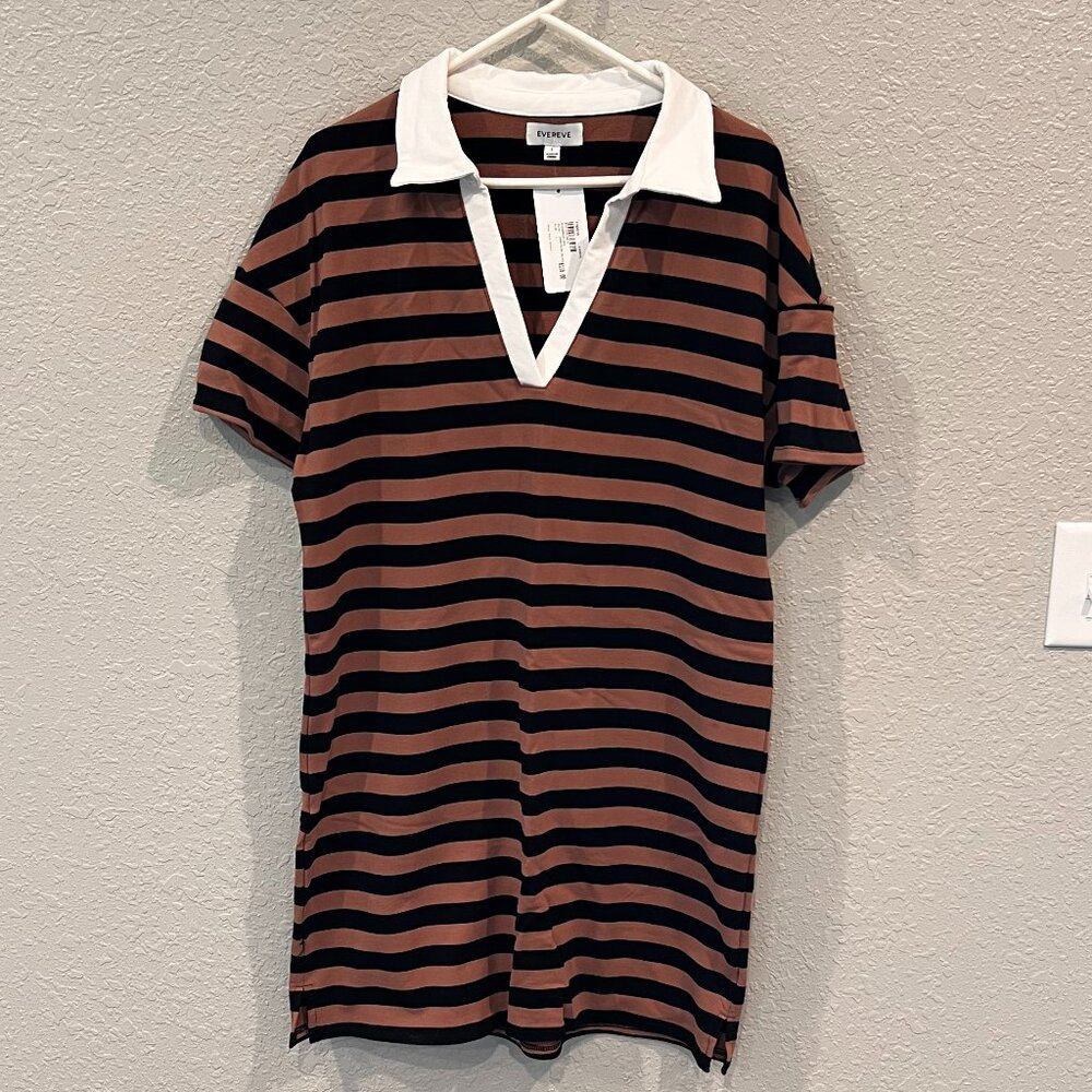 NWT Evereve Nova Polo Dress | Size Large - Picture 2 of 5
